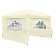 GAZEBO CON CHIUSURE LATERALI 3x3 mt - Col. Bianco - IDEAL STAR