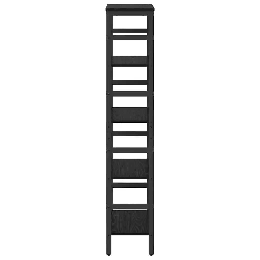 Libreria Rovere Nero 40 x 29,5 x 149 cm Legno multistrato 883910