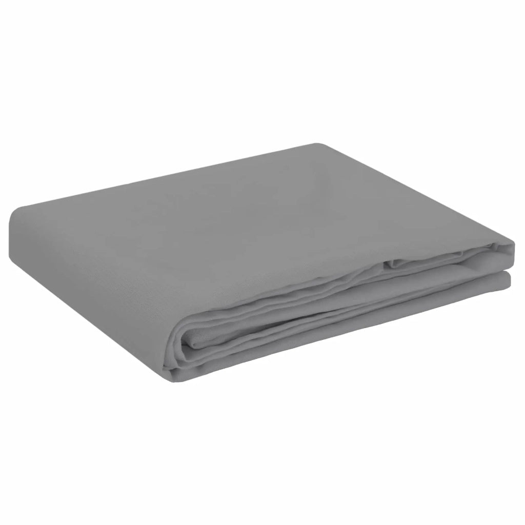 Tovaglia da Tavolo Grigio Chiaro 110 x 140 cm Poliestere 42039828