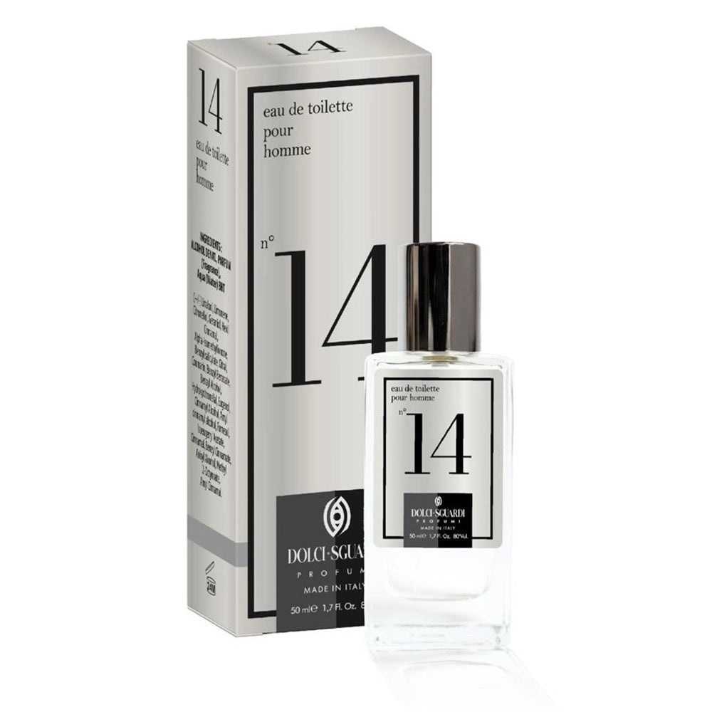 Trade Shop - Profumo Corpo Eau De Toilette Per Uomo N°14 Da 50 Ml Fragranza Sensuale Iconica 005670 -