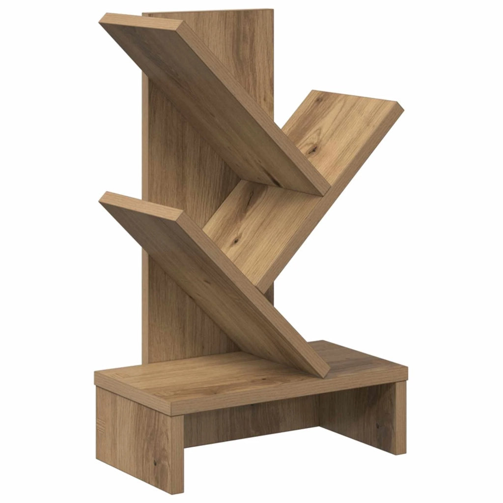 Scaffale per Libri a Forma di Albero 3 Strati 30 x 18 x 48 cm 8012363