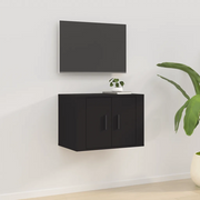 Mobile Porta TV a Parete Nero 57x34,5x40 cm 816617