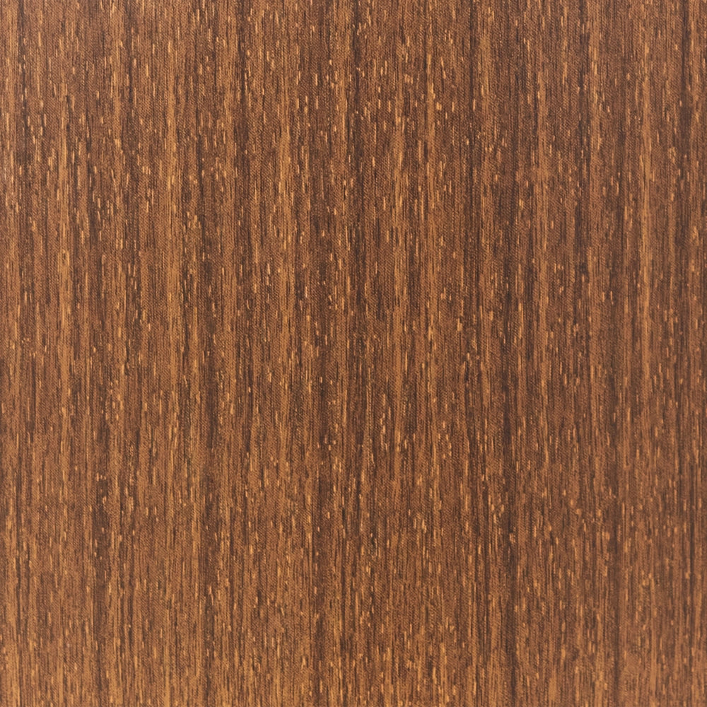 Credenza in truciolato marrone scuro con gambe in metallo stile retrò