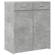 Buffet credenza cassettiera mobiletto mobile contenitore organizer per cucina soggiorno salotto 80 x 42,5 x 93 cm legno ingegnerizzato grigio 02_0032109