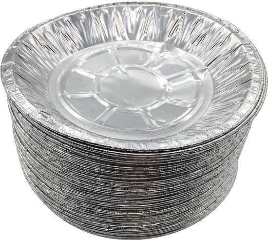 50 pezzi di forme per torte e quiches in alluminio di alta qualità - diametro 15 cm - Accessori per forno - Accessori da cucina