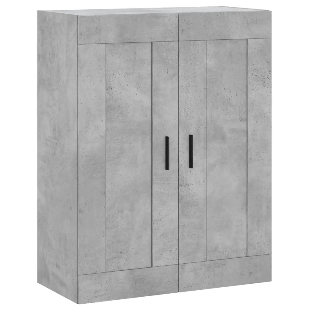 Credenza Grigio Cemento 69,5x34x180 cm in Legno Multistrato 3199573