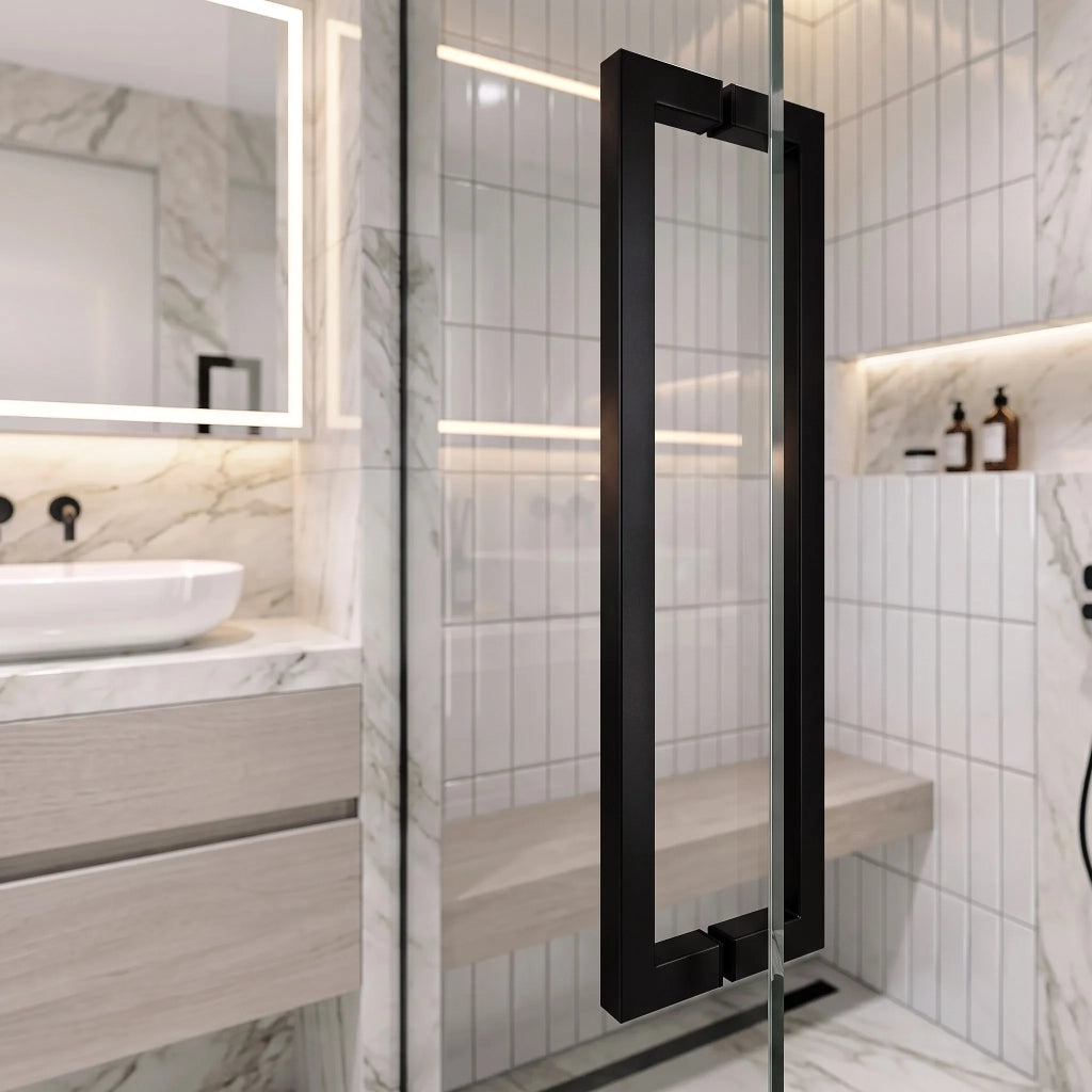 Maniglia Per Porta Doccia Rea 01 Black