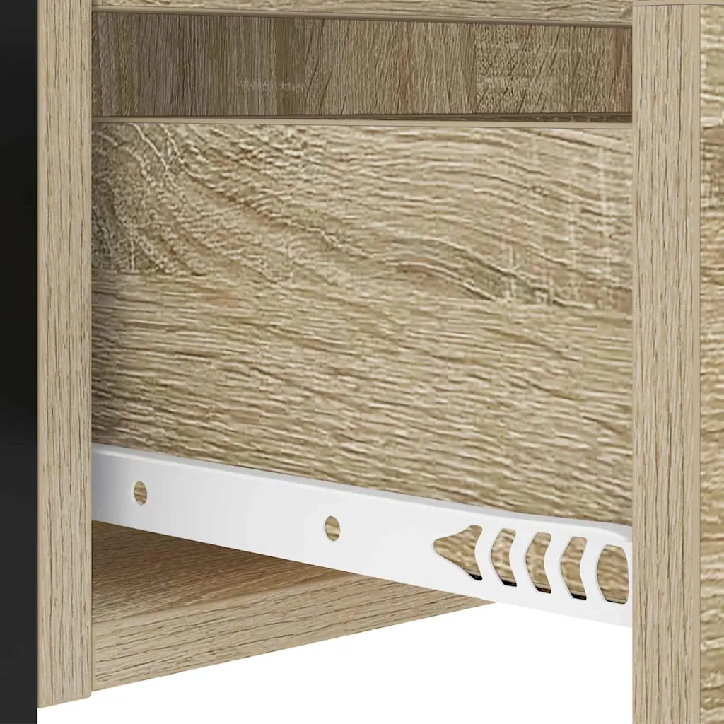vidaXL Armadio da Notte con cassetto rovere sonoma 40 x 31 x 60 cm