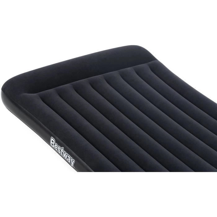 Lettino gonfiabile - BESTWAY - Materasso 2 posti - 203 x 152 x 30 cm - Pompa elettrica integrata