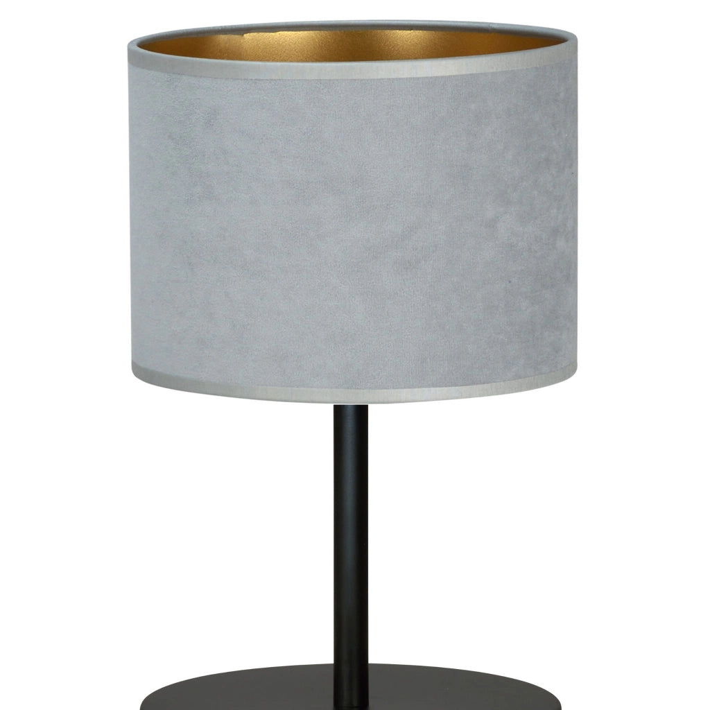 Lampada da tavolo Emibig Hilde nero/grigio E27 34cm