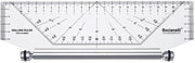 Regolo da 25 cm - ideale per disegni tecnici - 1 pezzo - alluminio