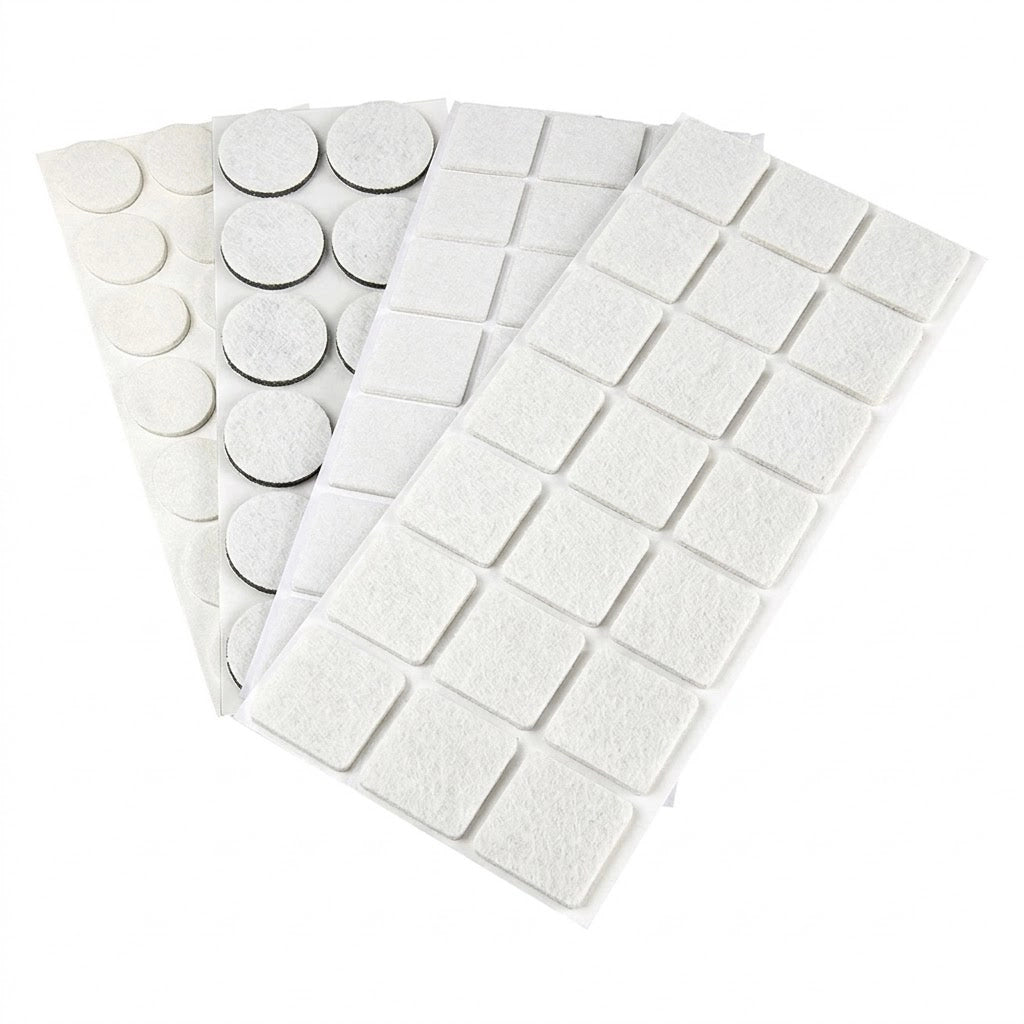 SOTTOSEDIA AUTOADESIVO ø 32 - pz 4 bianco- 10 blister  - Blister Koncreto