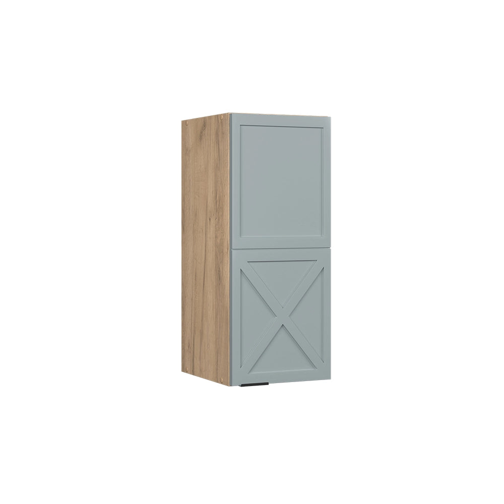 Pensile da cucina Fame-Line Blu-grigio chiaro/Rovere dorato 30 cm Vicco