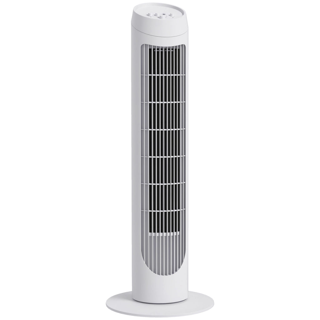 Ventilatore a Torre 45W ¨C zephmum ¨C Bianco ?27x75 cm
