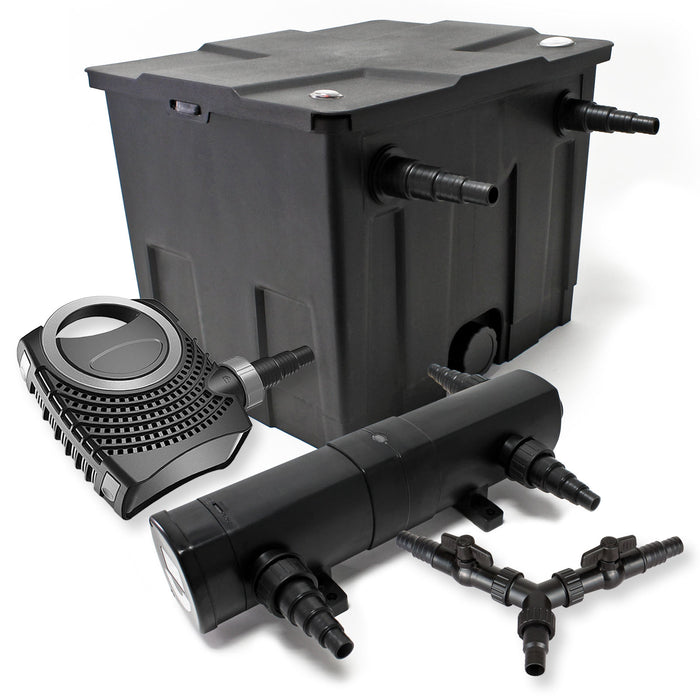 Set per laghetti filtro 12000l chiarificatore UVC 18W pompa NEO8000 70W