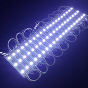 Trade Shop - Modulo Da 20 Pezzi A 3 Led Smd 5050 5630 Freddo Caldo Blu Rosso Verde Rgb Ip65 - -bianco Freddo -smd 5050