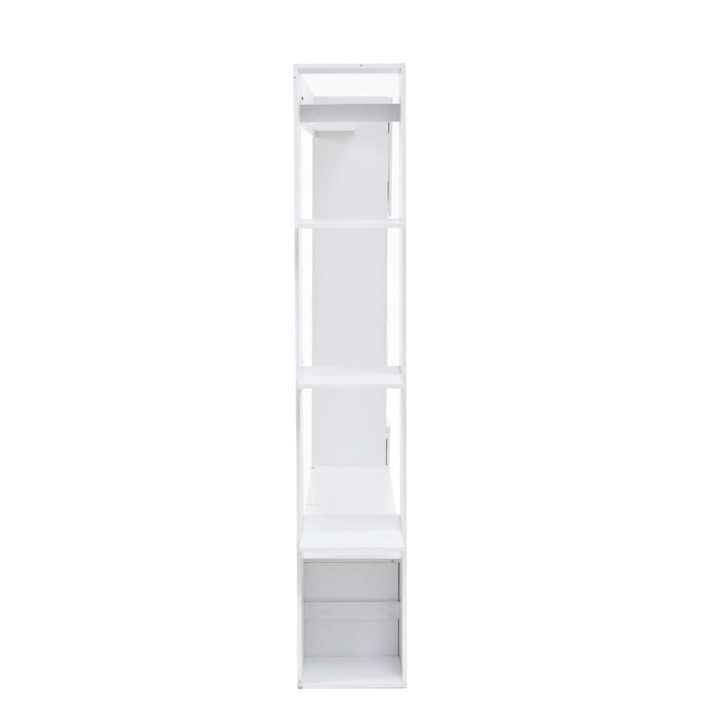 Mobile Parete Soggiorno con Vetrina e TV ¨C MINIMAL ¨C Bianco