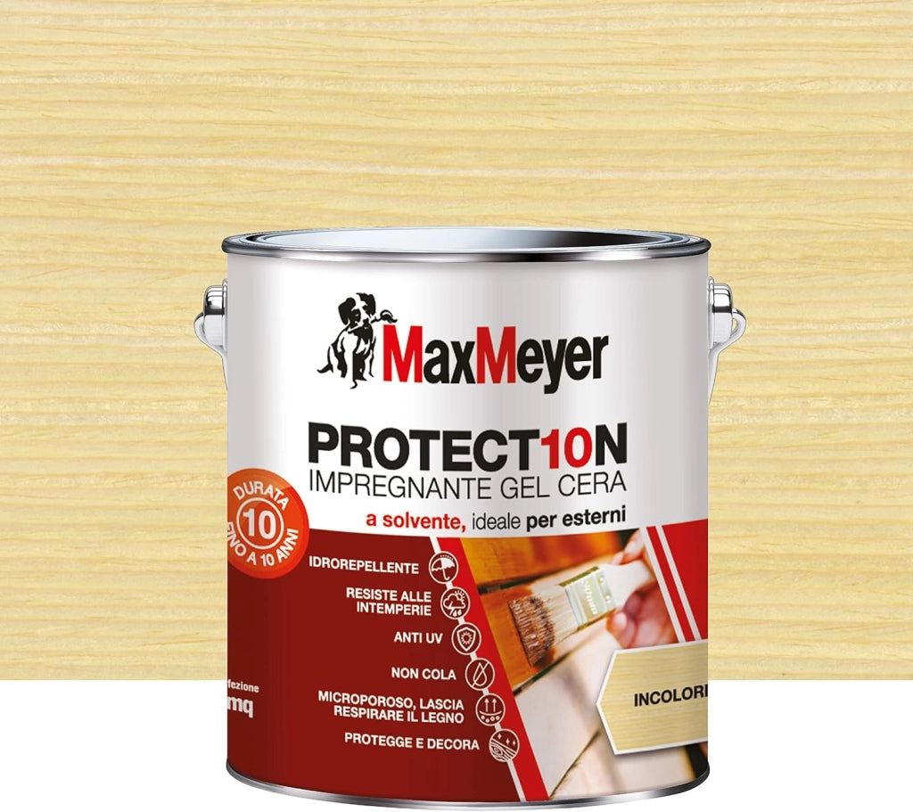 Impregnante a Solvente per Esterni PROTECT10N, Incolore, 0.75L