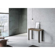 Consolle allungabile 90x40/300 cm Everyday telaio Antracite - Tortora