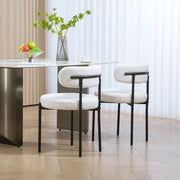 SEDIA DA PRANZO Set da 2 pezzi 51 x 51 x 76 cm Crema Bianca