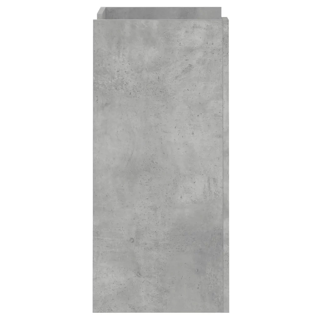 Credenza Grigio Cemento 45x35x75 cm in Legno Multistrato 848384