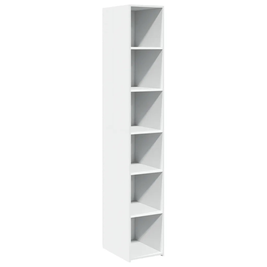 Credenza Bianca 30x41x185 cm in Legno Multistrato 846411