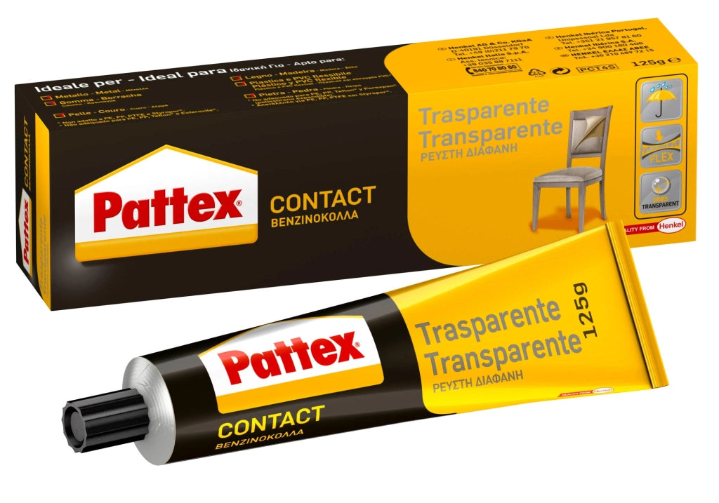 Henkel COLLA PATTEX CONTACT ADESIVO TRASPARENTE gr. 125