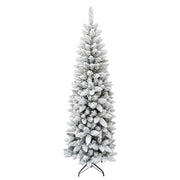 MAURY'S ALBERO DI NATALE EXTRA SLIM 210 CM INNEVATO