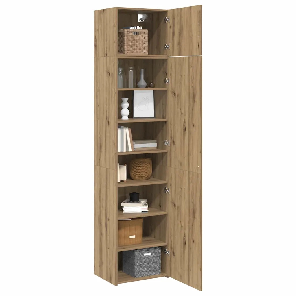vidaXL Armadio rovere artigianale 50 x 41 x 225 cm Legno multistrato