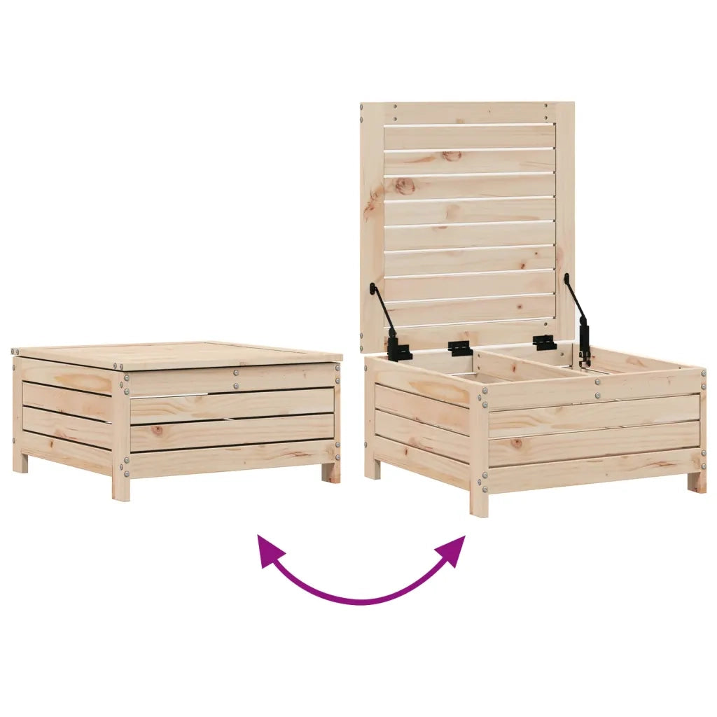 vidaXL Set Divani da Giardino 5 pz in Legno Massello di Pino
