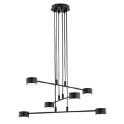 Lampada a sospensione Modus in acciaio verniciato nero