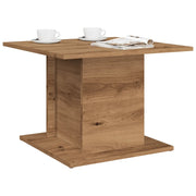 Tavolino Salotto Rovere Artigianale 55,5x55,5x40 cm Truciolato 856809