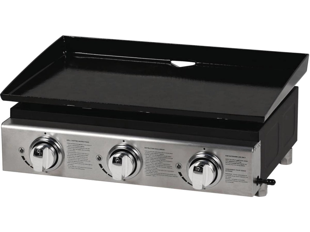 Plancha "Presto 3" - 3 fornelli - 7.5kW - Grigio