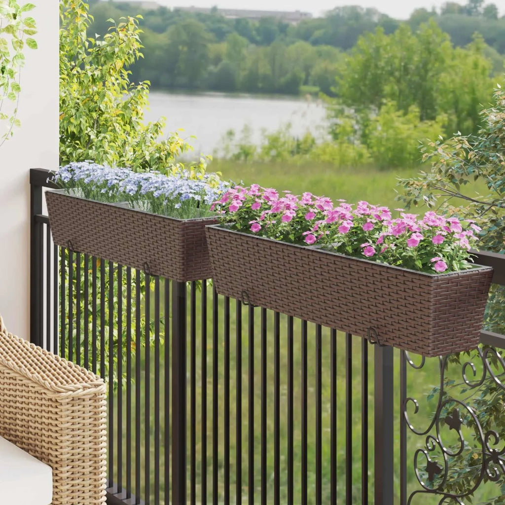 Ringhiera 2 pz 80 x 17 x 17 cm Metallo CFW8683822