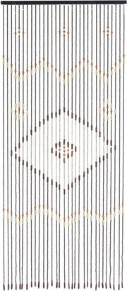 Gordiglio in Legno 90 x 208 cm - Colore Cioccolato Rete di Protezione con Disegno Geometrico