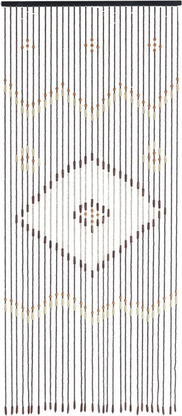 Gordiglio in Legno 90 x 208 cm - Colore Cioccolato Rete di Protezione con Disegno Geometrico