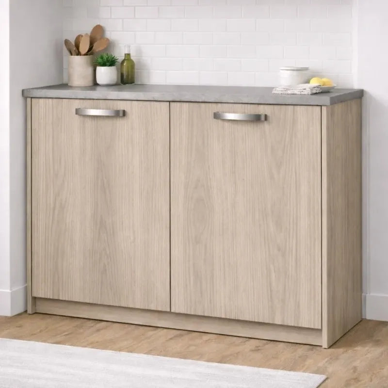 Anta per mobili in Legno nobilitato Compresa di Maniglia 90x30 Olmo