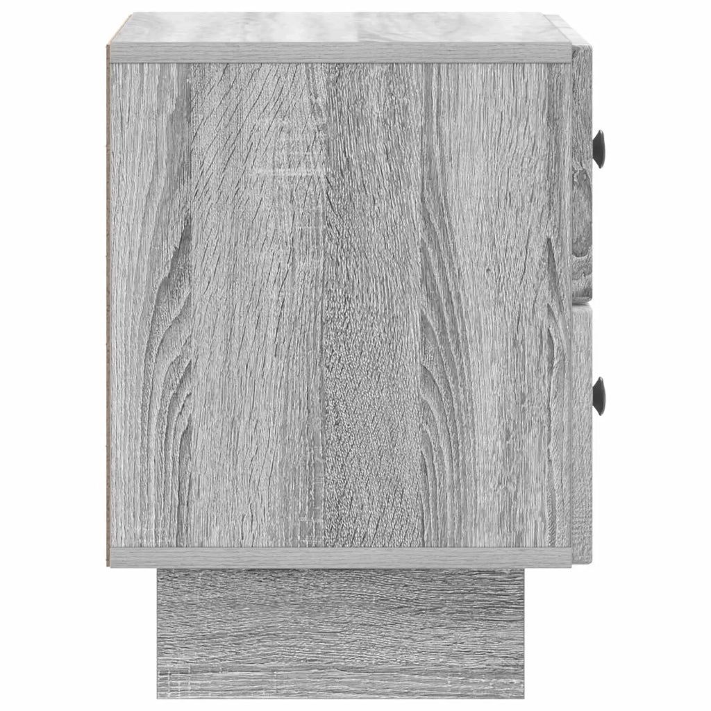 Armadio da Notte con cassetto Grigio Sonoma 43 x 34,5 x 47,5 cm 893847