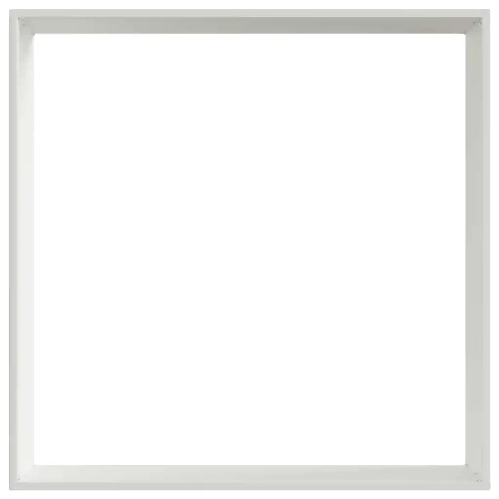 Bordura per Prato 6 pcs Bianco 60 x 60 x 13 cm Acciaio
