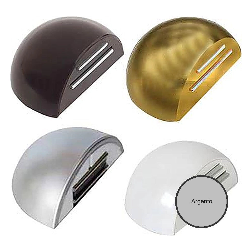 Fermaporte magnetico adesivo *** colore- argento, confezione 1