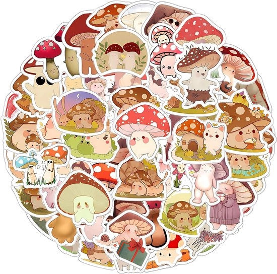 60 Stickers a Paddello, Stickers in Vinile Idrorepellente per Laptop, Bottiglia d'Acqua, Auto e Skateboard Decorazione per Bambini e Adulti