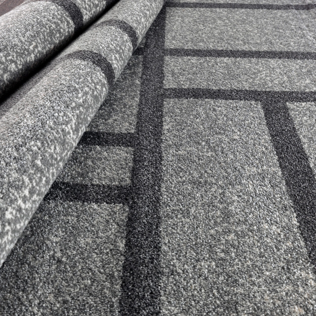 Tappeto  100% polipropilene grigio cm.80 x 150