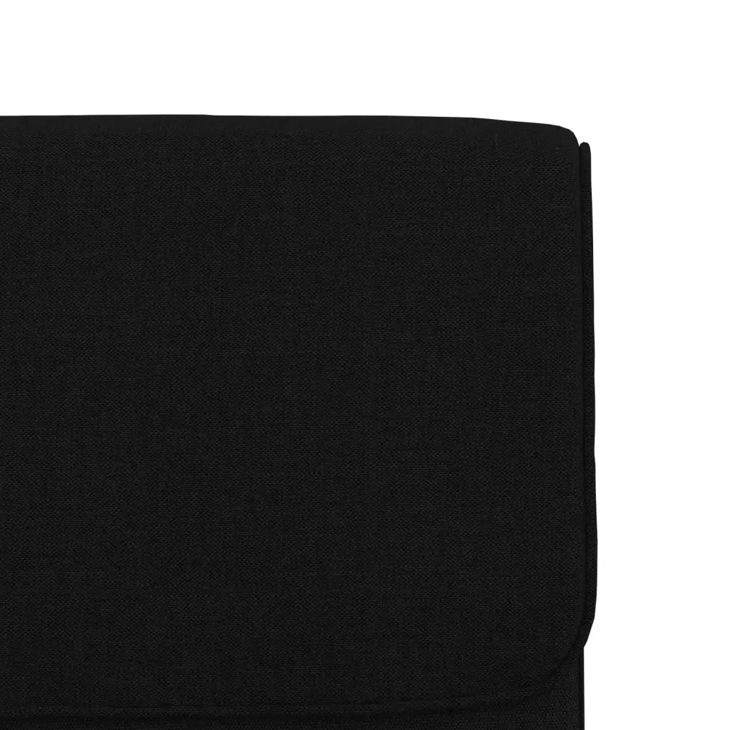 Poltrona | Sedia Lounge Nera 55x64x80 cm in Tessuto