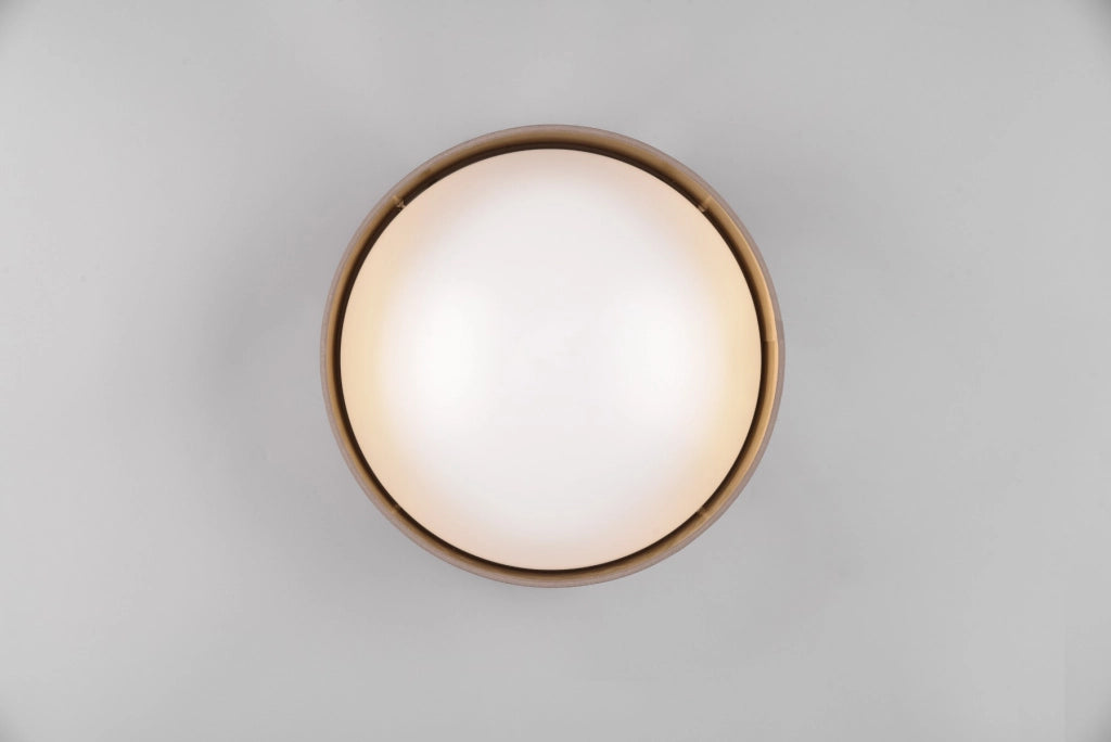 Plafoniera rotonda 30 cm grigia LED 12W RL Locarno