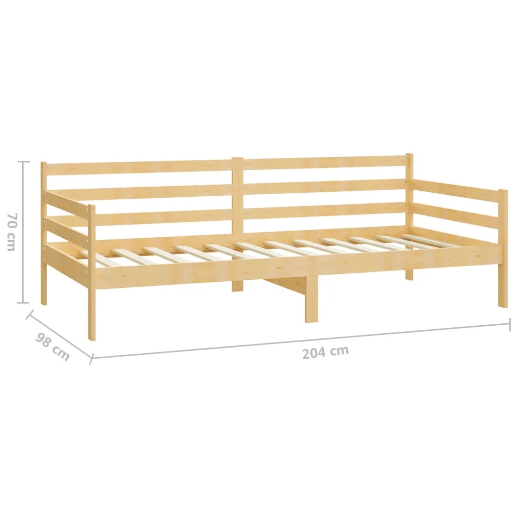 Dormeuse in Legno Massello di Pino 90x200 cm 806935