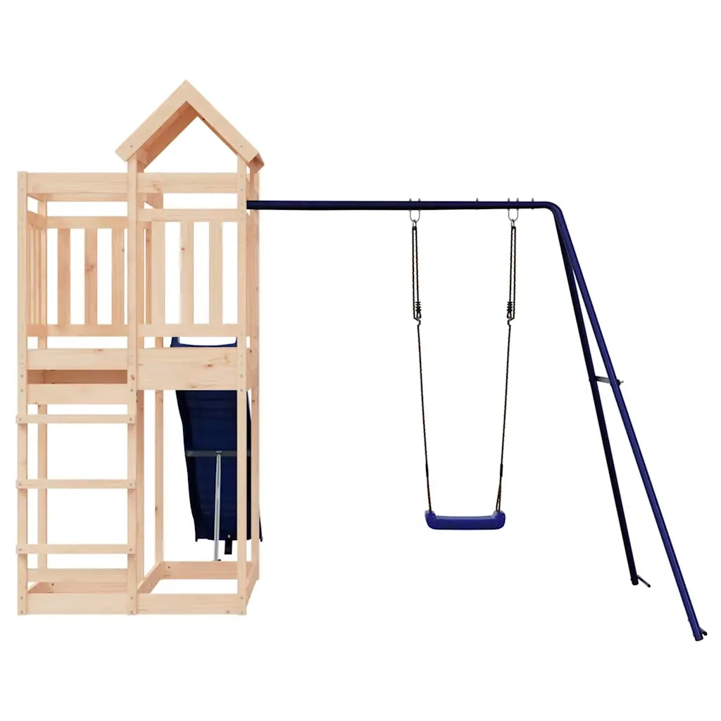 Set da Gioco da Esterno in Legno Massello di Pino 3156883