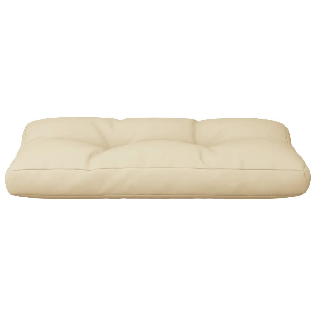 Cuscino per Pallet Beige 80x40x12 cm in Tessuto 360604