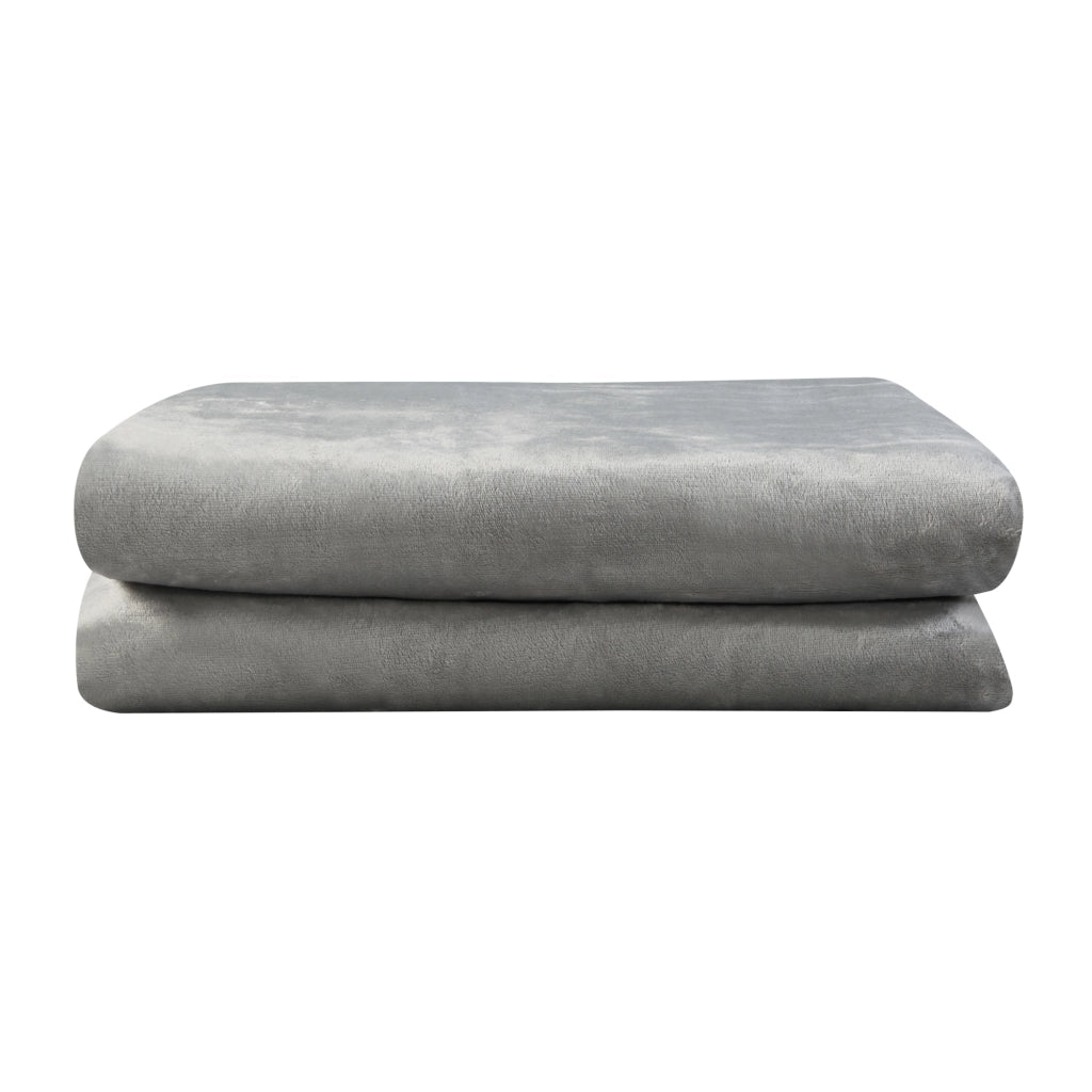 Coperta Riscaldante Archi Termocoperta Elettrica 180 x 130 cm Grigio Scuro [en.casa]