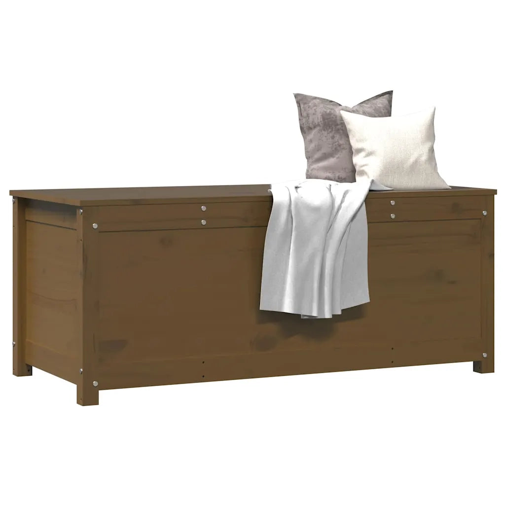 Contenitore Portaoggetti Ambra 110x50x45,5cm Massello di Pino 823542
