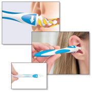 Trade Shop - Pulisci Pulitore Per Orecchie Elimina Rimuovi Leva Cerume Cotton Fioc A Spirale -